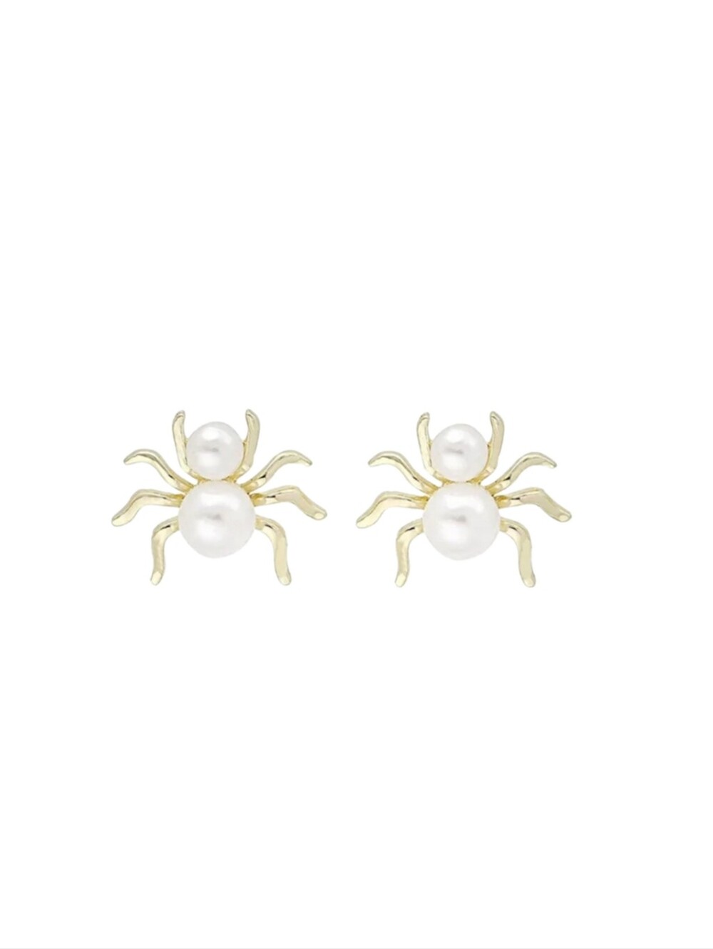 Pearl Spider Earrings